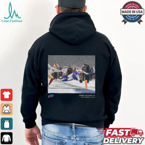 Josh Allen Buffalo Bills NFL Flash Features Week 13 December 1 2024 t shirt