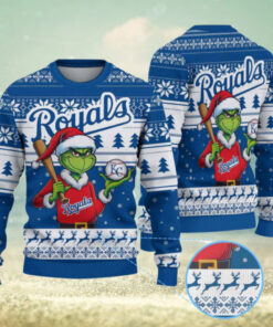 Kansas City Royals Funny Grinch Christmas Sweater