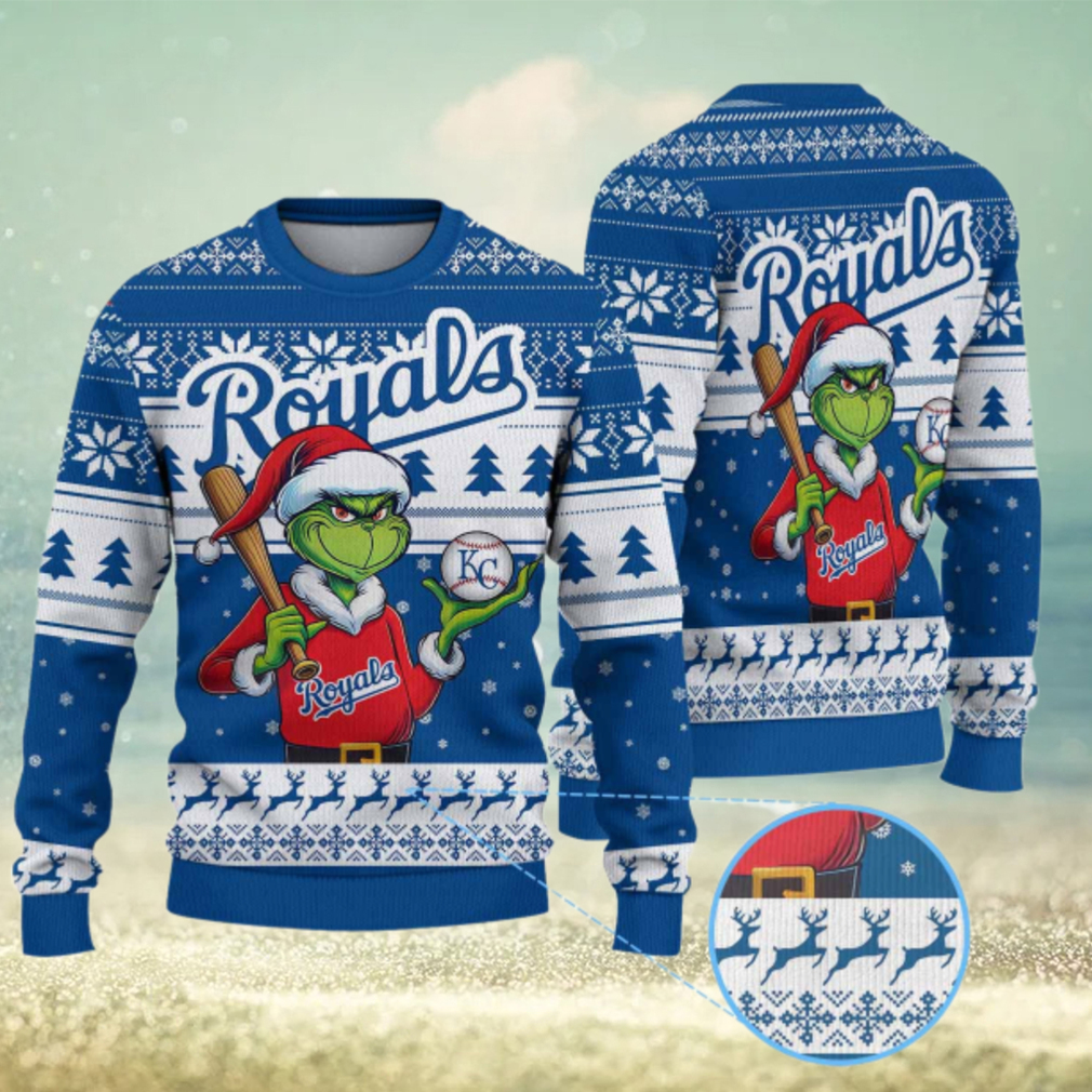 Kansas City Royals Funny Grinch Christmas Sweater Kansas City Royals Funny Grinch Christmas Sweater