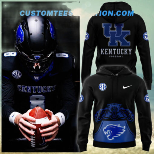 Kentucky Wildcats Football Dark Mode Hoodie