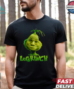 Le Grinch Shirt - A playful and festive T-shirt featuring a fun twist on the classic Grinch character, perfect for fans of the beloved holiday villain. Ideal for spreading holiday cheer with a humorous and stylish design.