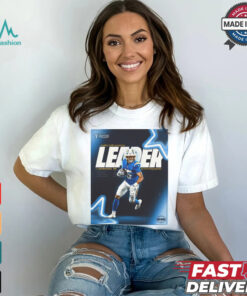 Los Angeles Chargers Ladd McConkey Rookie Wide Receivers Leader In Receiving Yards Poster t shirt