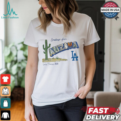 Los Angeles Dodgers Tiny Turnip Infant Spring Training 2025 T Shirt