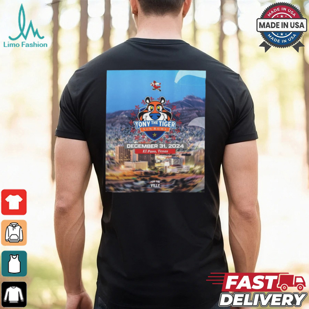 Louisville Cardinals Tony The Tiger Sun Bowl December 31 2024 El Paso Texas For The Ville Poster t shirt Louisville Cardinals Tony The Tiger Sun Bowl December 31 2024 El Paso Texas For The Ville Poster t shirt