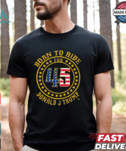 Mark Robinson Wearing Born To Ride For 45 Donald J Trump t shirt