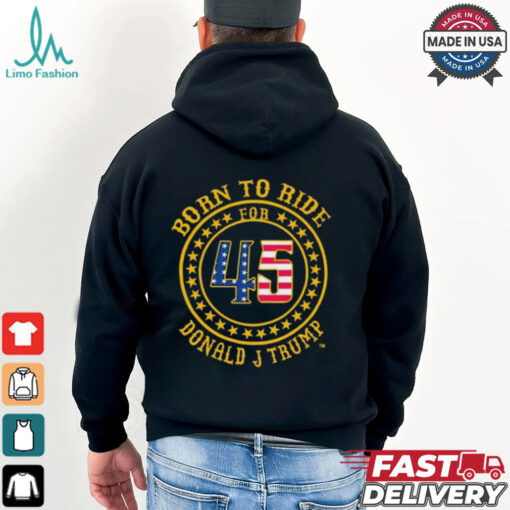 Mark Robinson Wearing Born To Ride For 45 Donald J Trump t shirt