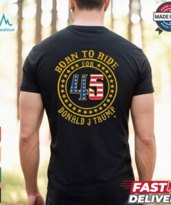 Mark Robinson Wearing Born To Ride For 45 Donald J Trump t shirt