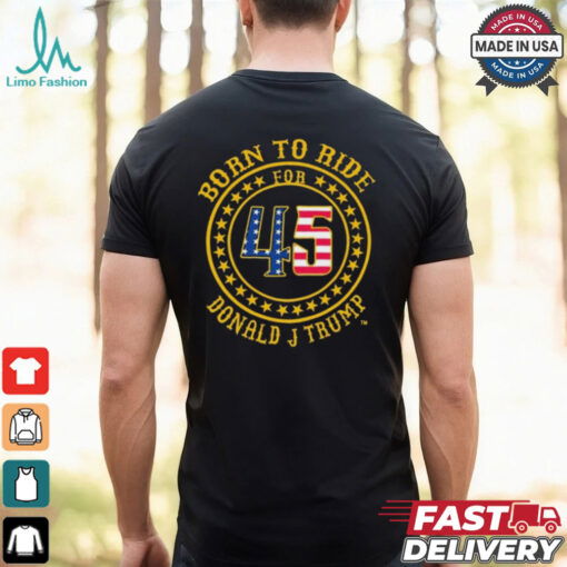 Mark Robinson Wearing Born To Ride For 45 Donald J Trump t shirt
