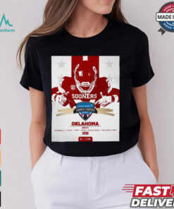Matchup Oklahoma Sooners Armed Forces Bowl vs. Navy Midshipmen December 27 Poster t shirt