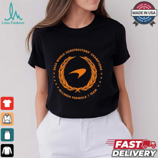 McLaren Formula 1 Team 2024 World Constructors Championship T Shirt