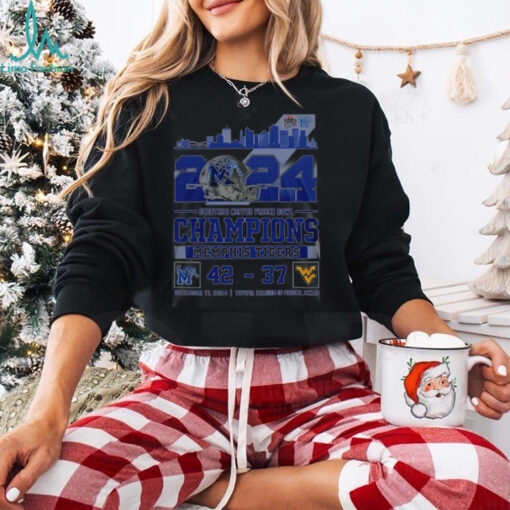 Memphis Tigers 2024 Scooter Coffee Frisco Bowl Champions Hoodie T Shirt