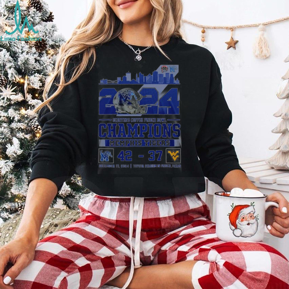Memphis Tigers 2024 Scooter Coffee Frisco Bowl Champions Hoodie T Shirt Memphis Tigers 2024 Scooter Coffee Frisco Bowl Champions Hoodie T Shirt