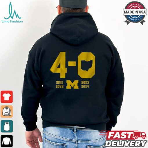Michigan Football 4 0 In The Game Shirt