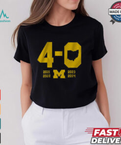 Michigan Football 4 0 In The Game Shirt