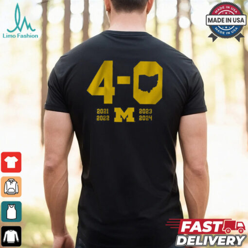 Michigan Football 4 0 In The Game Shirt