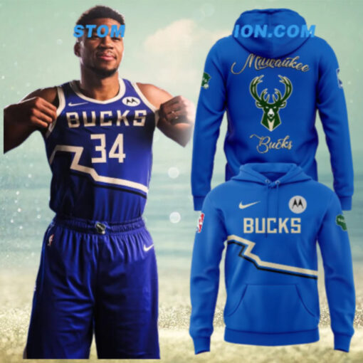Milwaukee Bucks 2024 25 City Edition Hoodie