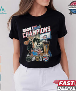 Milwaukee Bucks 2024 NBA Cup Champions Fan Celebration T Shirt