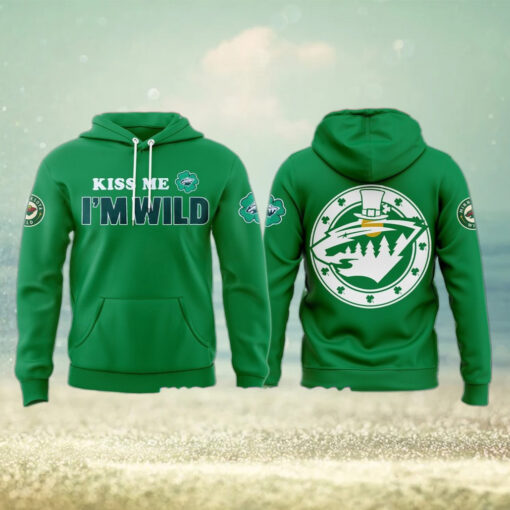 Minnesota Wild St. Patrick’s 2025 Special Green Hoodie