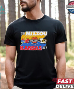 Mizzou Tigers Victory Mu Vs Ku Basketball Border Showdown 2024 T shirt