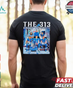 NFL Detroit Lions The 313 King of the North poster shirt