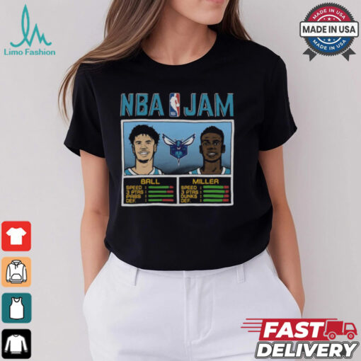 Nba Jam Hornets Ball And Miller Shirt