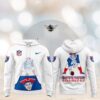 New England Patriots Throwback Logo Club Hoodie – White