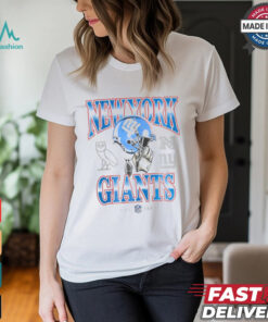 New York Giants OVO Heather Gray Graphic T Shirt