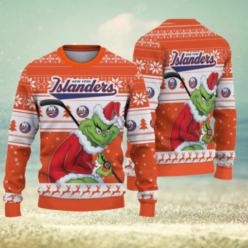 New York Islanders Grinch Christmas Ugly Sweater