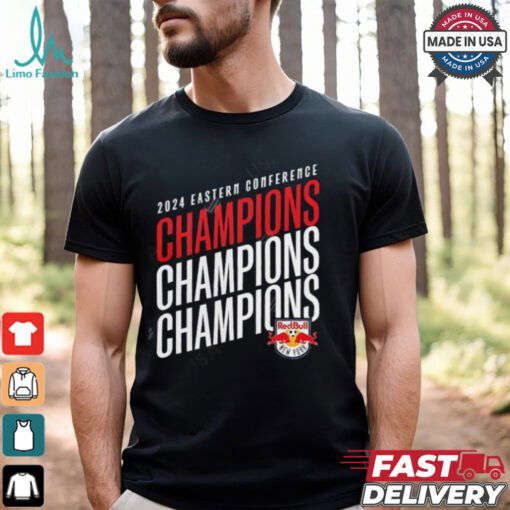 New York Red Bulls Black 2024 MLS Eastern Conference Champions shirt