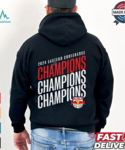 New York Red Bulls Black 2024 MLS Eastern Conference Champions shirt