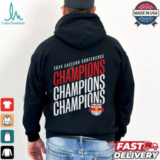 New York Red Bulls Black 2024 MLS Eastern Conference Champions shirt