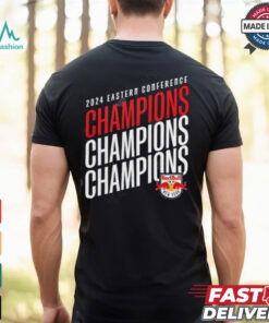 New York Red Bulls Black 2024 MLS Eastern Conference Champions shirt