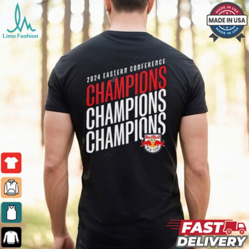 New York Red Bulls Black 2024 MLS Eastern Conference Champions shirt