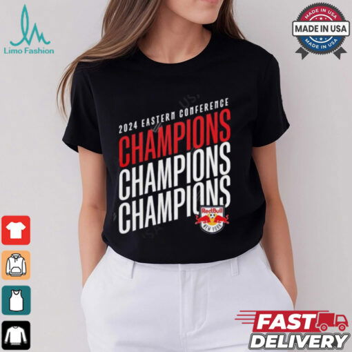 New York Red Bulls Black 2024 MLS Eastern Conference Champions shirt