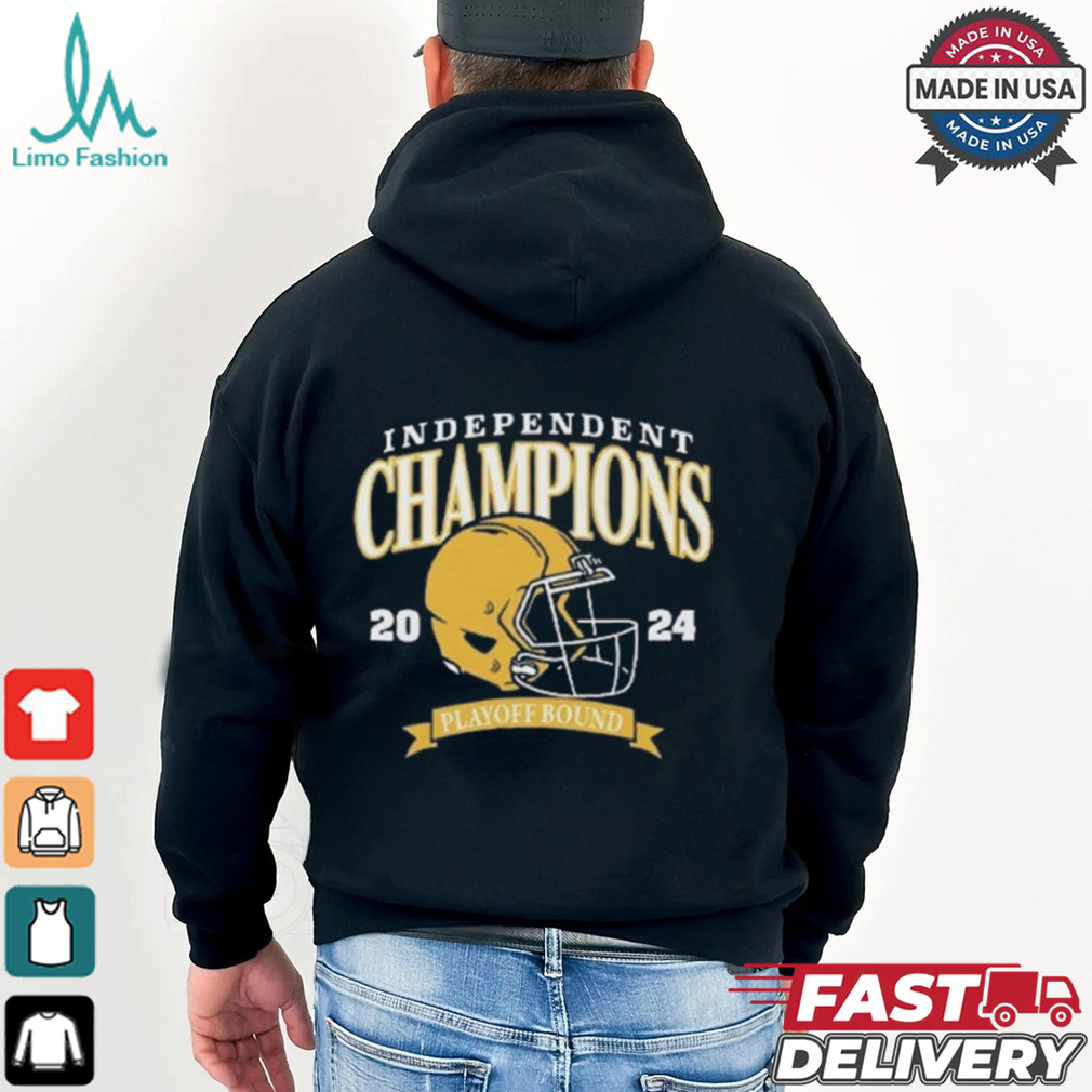 Notre Dame Fighting Irish Independent Champions Playoff Bound 2024 Shirt Notre Dame Fighting Irish Independent Champions Playoff Bound 2024 Shirt
