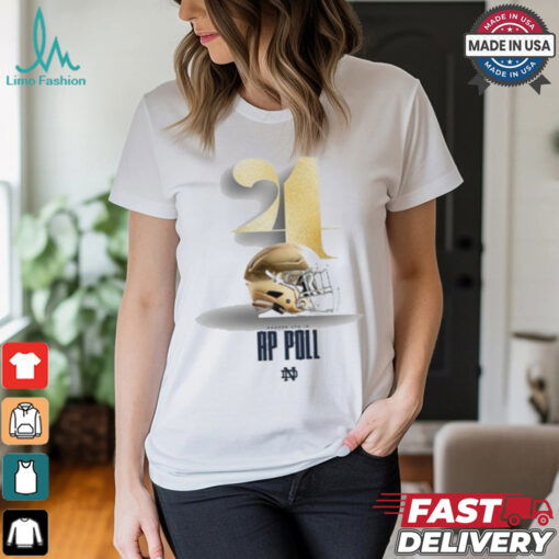 Notre Dame Fighting Irish Ranked 4th In Ap Poll T shirts