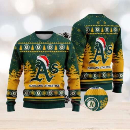 Oakland Athletics Funny Christmas Ugly Sweater