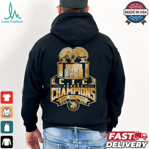 Official Army Black Knights CIC Trophy Champions 2024 shirt