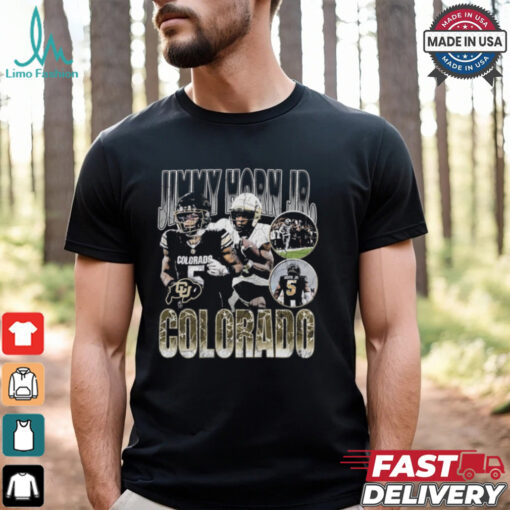 Official Jimmy Horn Colorado Buffaloes Football 90s Graphic t shirt