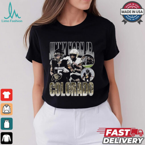 Official Jimmy Horn Colorado Buffaloes Football 90s Graphic t shirt