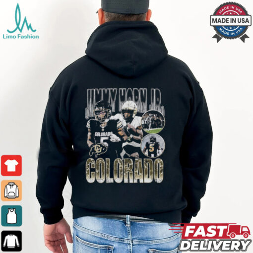 Official Jimmy Horn Colorado Buffaloes Football 90s Graphic t shirt