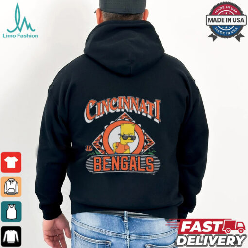 Official The Simpsons Bart x Cincinnati Bengals NFL t shirt