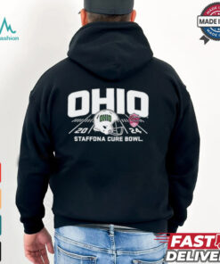 Ohio Bobcats 2024 Staffdna Cure Bowl helmet shirt