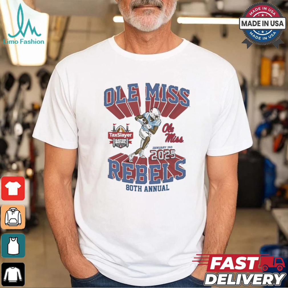 Ole Miss 80th Annual 2025 Gator Bowl Game Day Shirt Ole Miss 80th Annual 2025 Gator Bowl Game Day Shirt