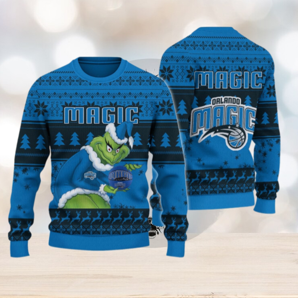 Orlando Magic Grinch Christmas Ugly Sweater Orlando Magic Grinch Christmas Ugly Sweater