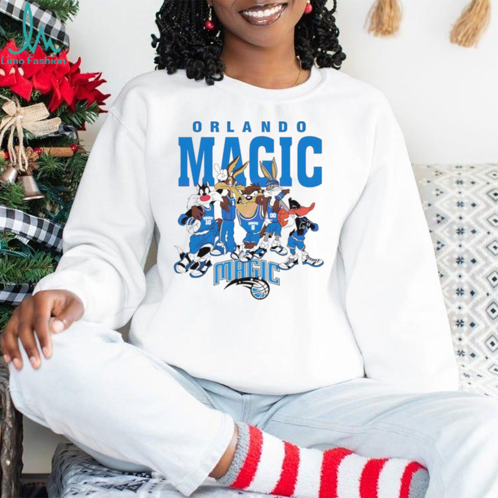 Orlando Magic Looney Tunes characters NBA basketball shirt Orlando Magic Looney Tunes characters NBA basketball shirt