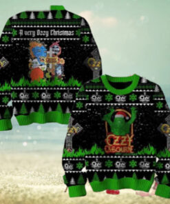 Ozzy Osbourne Mad Man Chirstmas Gifts 2024 Xmas For Family And Friends Ugly Sweater