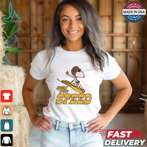 Peanuts Snoopy Built For Speed Shirt