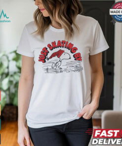 Peanuts Snoopy Just Skating By Christmas 2024 t shirt