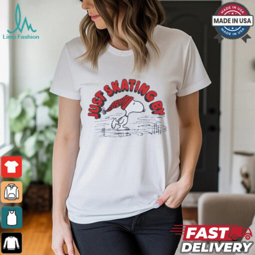 Peanuts Snoopy Just Skating By Shirt